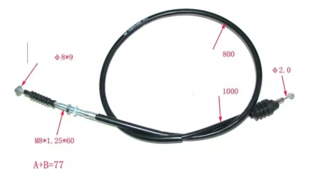W Standard Cable Embrague Yamaha Xtz 125 Calidad Original *