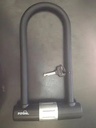 Traba U Piton  Reforzada Seguridad Moto Bicicleta 180x320 Negro