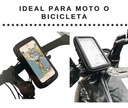 Porta Celular Gps Con Soporte Moto Bicicleta Impermeable Rpm Negro