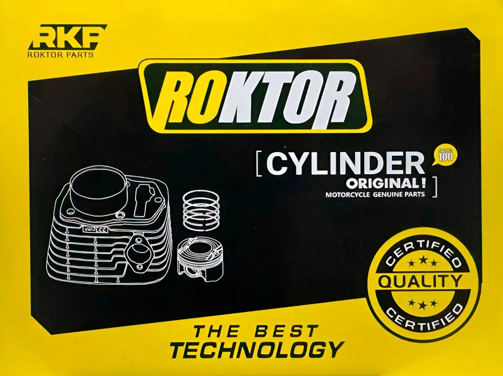 Kit Cilindro Completo Negro Honda Cb 125 F Twister Roktor