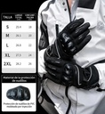 Guantes Moto Invierno Scoyco Mc164 Protecciónes Impermeable Negro L