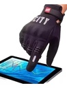 Guantes Moto Invierno Mad Motor Negro City Urbano Táctil Protector Nudillos L