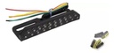 Porta Patente Rebatible Universal Con Luz Led Moto Rpm Negro