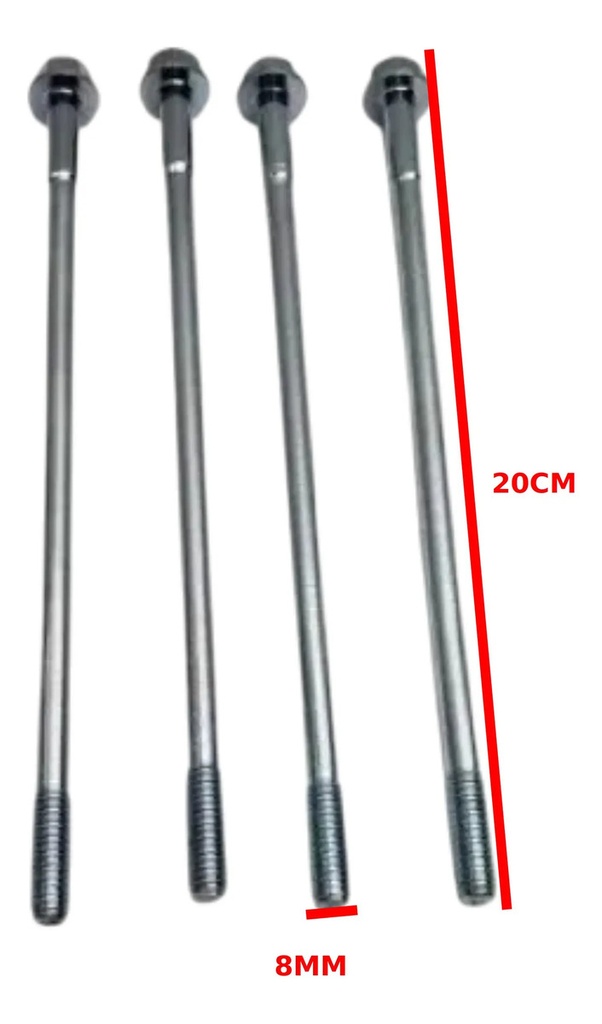 Esparragos De Cilindro Yamaha Ybr 125 Calidad Original