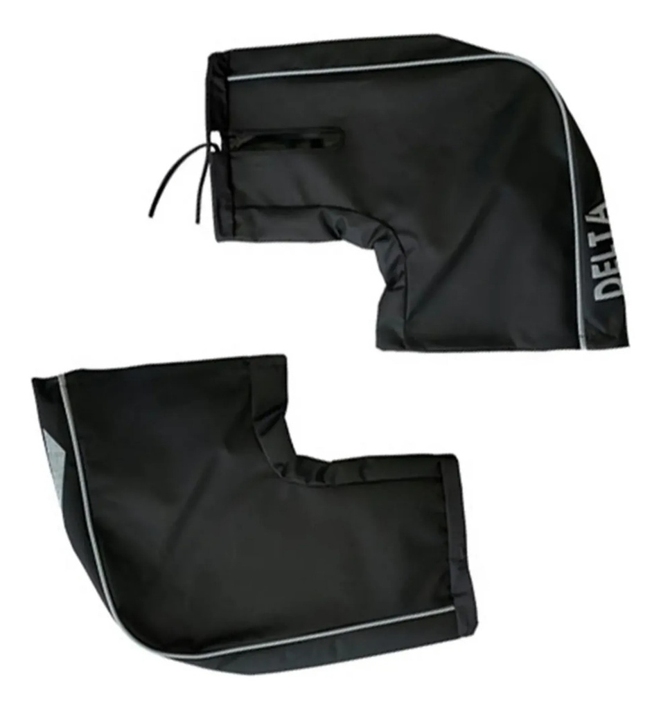 Manga Cubre Manos Moto Frio Impermeable Honda Yamaha Rpm Negro Izquierdo/derecho