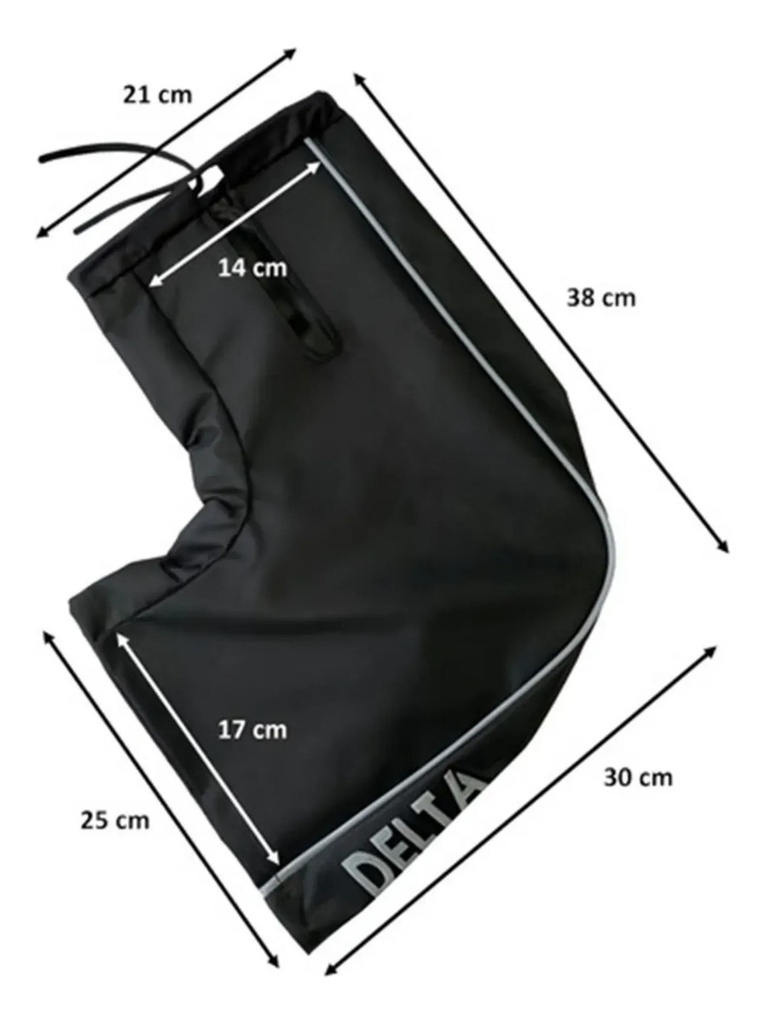 Manga Cubre Manos Moto Frio Impermeable Honda Yamaha Rpm Negro Izquierdo/derecho