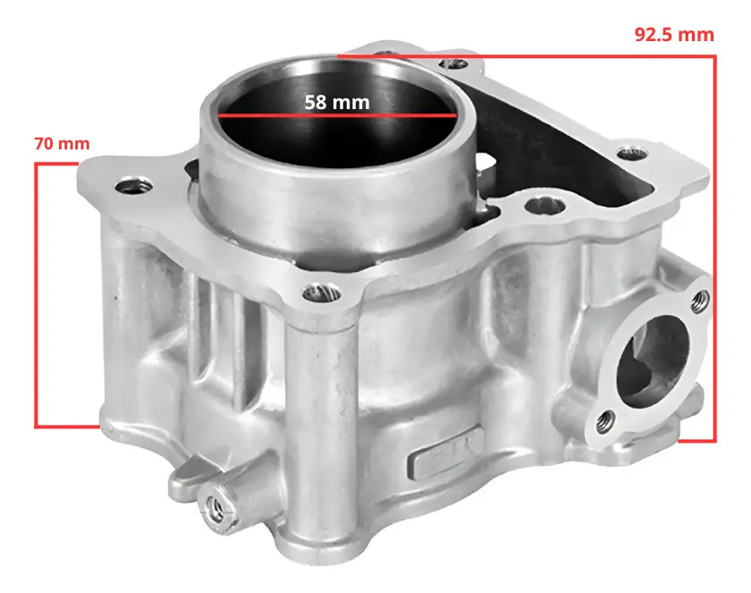 Kit Cilindro Completo Moto Yamaha Nmax 155 Roktor