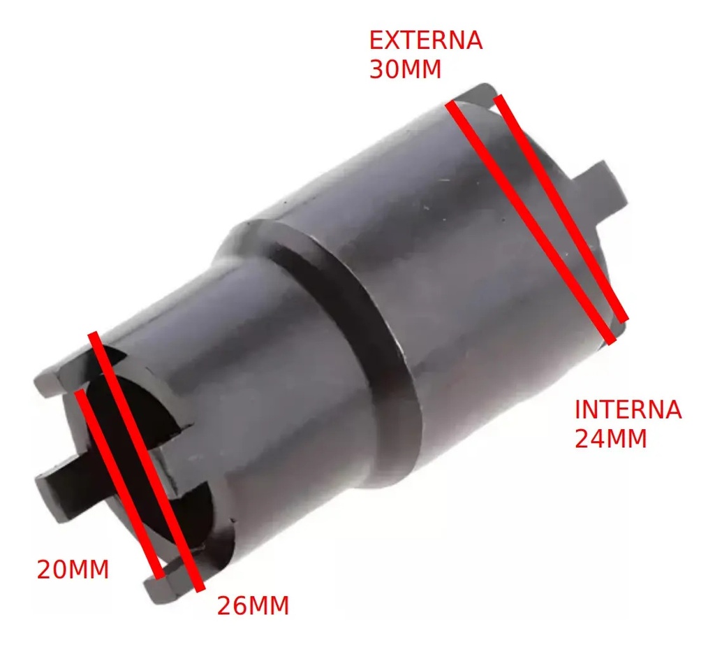 Llave Tubo Extractor Embrague Doble Cg 150 Ns Rx  Smash Skua