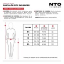 Pantalon Moto Nto City Evo Mujer Proteccion Termico Rpm