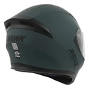 Casco Integral Moto Hawk Rs11x Doble Visor Rpm Verde Petroleo Solid Mate Xl