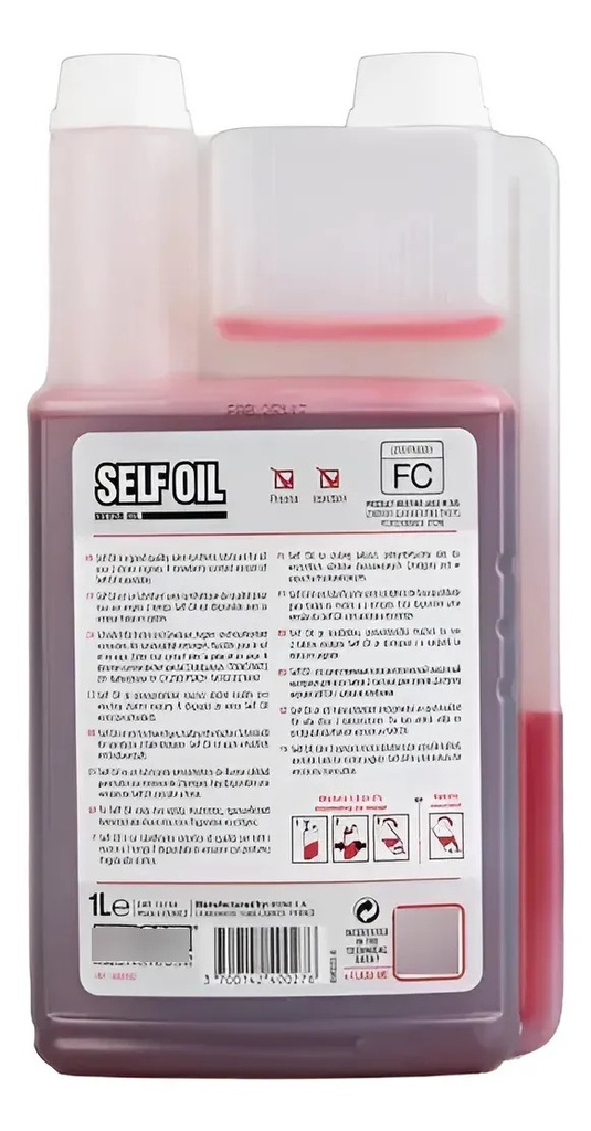Aceite Lubricante Para Moto Ipone Self Oil 2t Frutilla