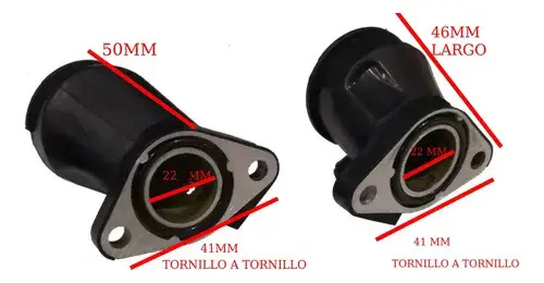 Tobera  Admision Zanella Motomel Gilera Custom 250