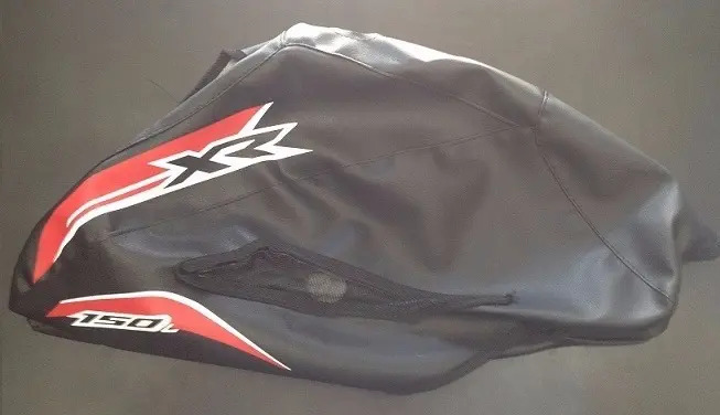 Funda Tanque De Nafta Honda Xr 150 Negra  Roja