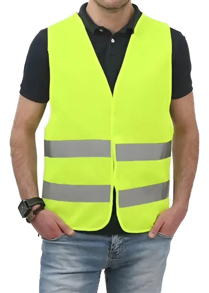 Chaleco Refractario Reflectivo Moto Fluor Rpm