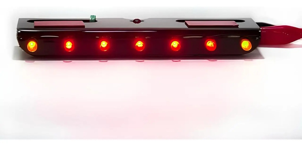 Luz Led Stop Giro Posicion Universal Moto C/ Giros Led Negro Rojo