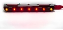 Luz Led Stop Giro Posicion Universal Moto C/ Giros Led Negro Rojo