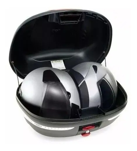 Baul Moto Givi E450nt Fume 45 Litros 2 Cascos Monolock Rpm Negro/fumé