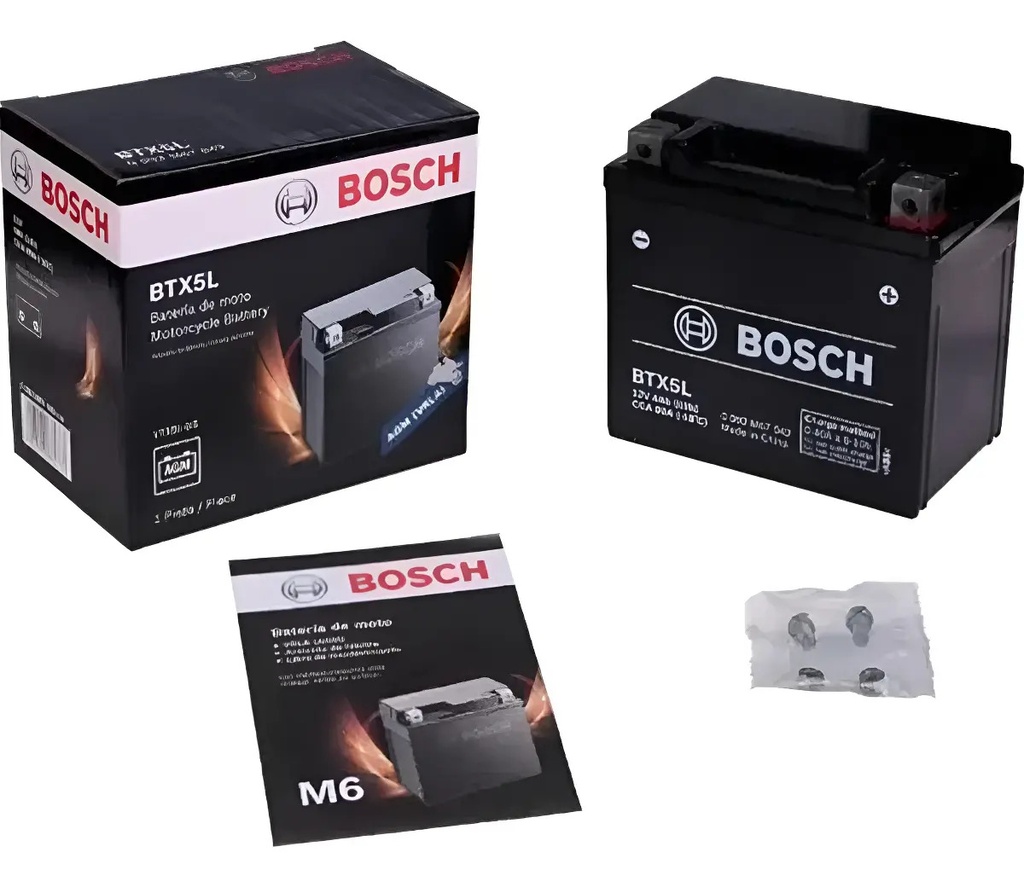 Batería Bosch Btx5l Ytx5lbs Gel Honda Cg Titan 150 Xr 125