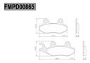 Pastillas Freno Delantero Frasle Pd865 Yamaha Xtz 125 250