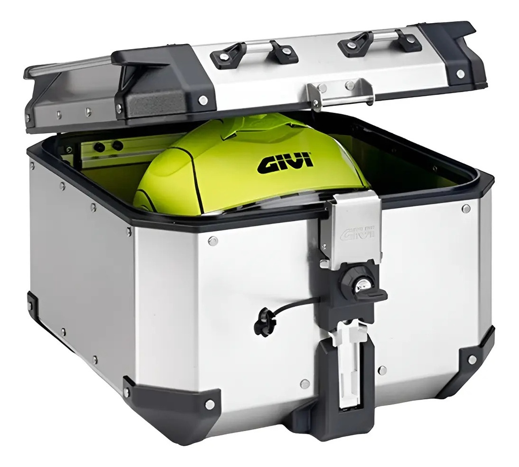 Baul Moto Givi Trekker Outback 42 Lts 2018 Aluminio Rpm Aluminio