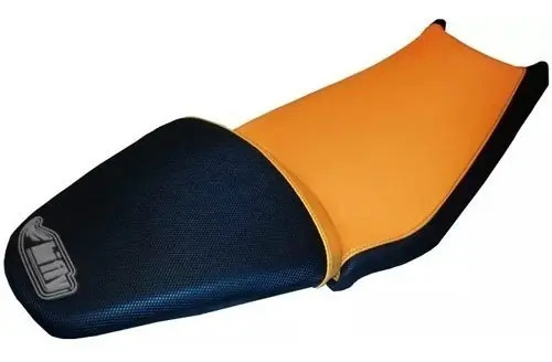 Funda De Asiento Ktm Duke 200 / 390 Tc4 Antideslizante Negro/naranja