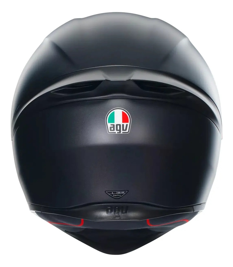 Casco Moto Integral Agv K1 Negro Mate Super Aerodinamico Rpm