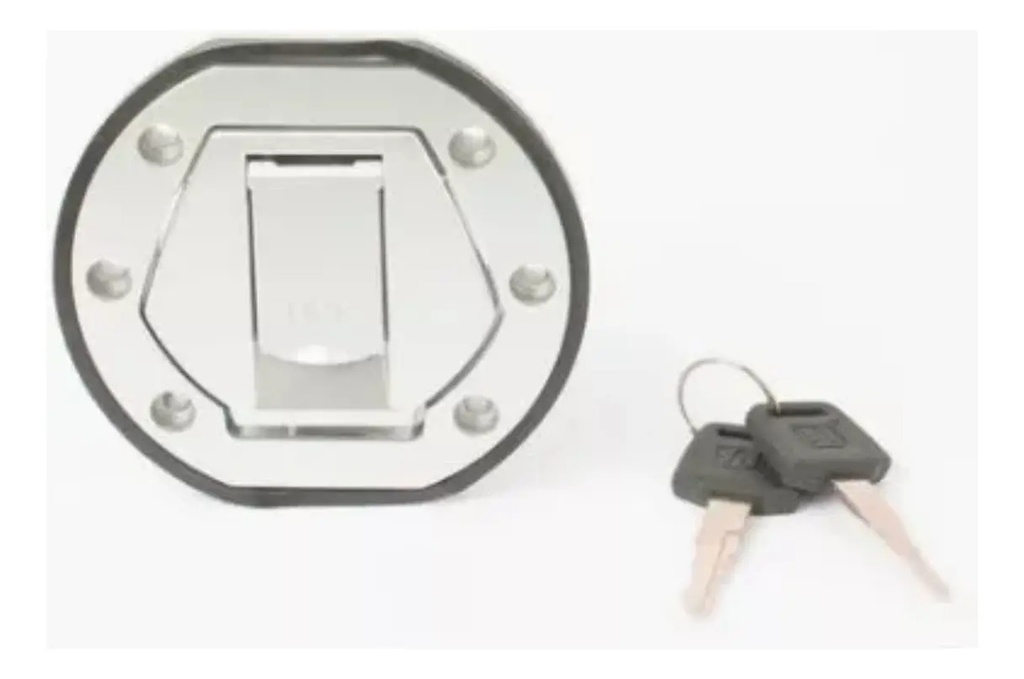 Tapa Tanque Nafta Bajaj Ns 200 Con Llave Gris