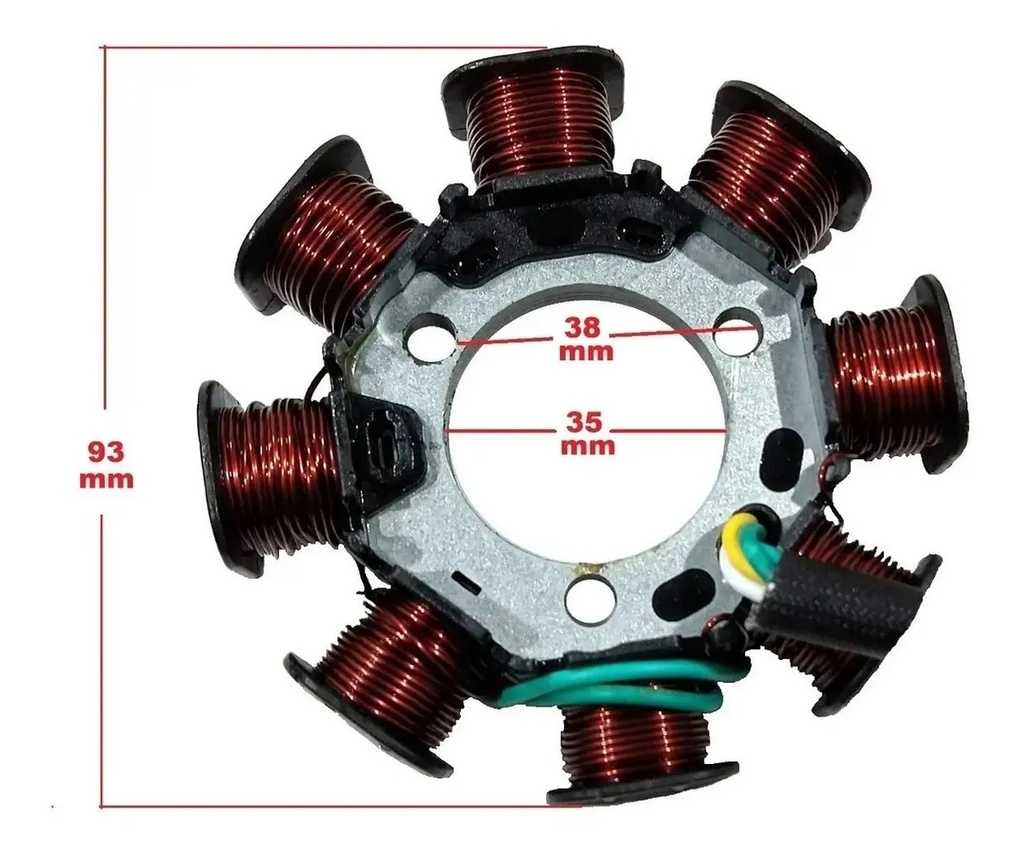 Estator Completo Honda Cg Titan 150 Calidad Original