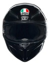 Casco Moto Integral Agv K1 S Alerón Integrado Rpm Negro Solid Brillante Xl