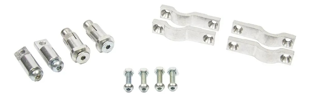 Cubre Manos Shock Metal Alma Aluminio Wirtz Azul Y Negro Rpm Izquierdo/derecho
