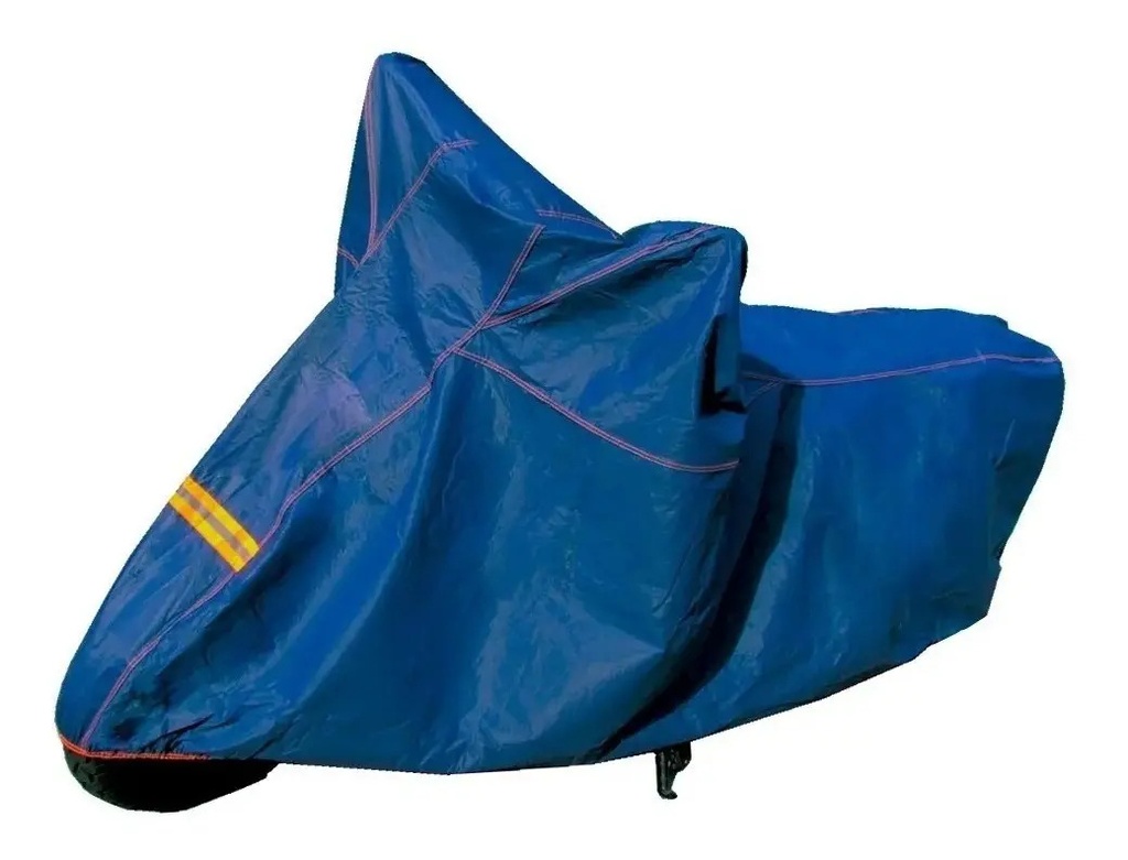 Funda Cubre Moto Laffitte  Protection Afelpado/traba Xl Rpm Azul