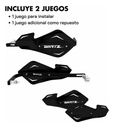 Cubre Manos Alma Aluminio Intercambiable Negro Premiun Wirtz Negro/negro Izquierdo/derecho