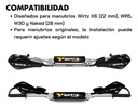 Cubre Manos Alma Aluminio Intercambiable Negro Premiun Wirtz Negro/negro Izquierdo/derecho