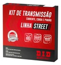 Kit Cadena Transmisión Did Honda Cb 250 F New Twister Oring Gris
