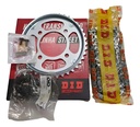Kit Cadena Transmisión Did Honda Cb 250 F New Twister Oring Gris