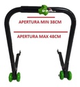 Caballete Trasero Reforzado Sliders Basculante Moto Vam 1108