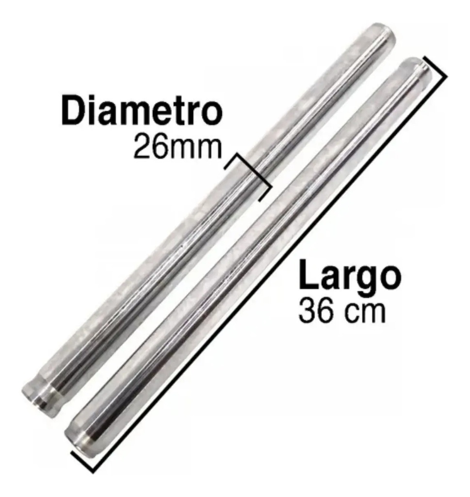 Barrales De Suspension Gilera Smash (set) Incluye Tapones