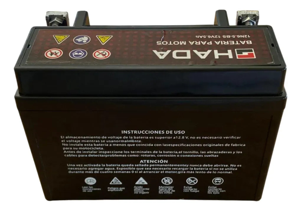 Batería 12n6.5-3b Ytx6.5-3 Triax 200 Zanella Sapucai