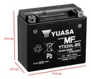 Batería Moto Yuasa Ytx20l-bs Ytx20lbs Gel Rpm