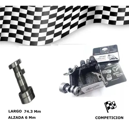 Kit Arbol Leva Gilera  Smash 110 Largo  Alzada 6mm
