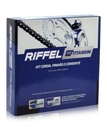 Transmision Riffel Suzuki Gixxer 150 Piñon Corona Y Cadena Gris