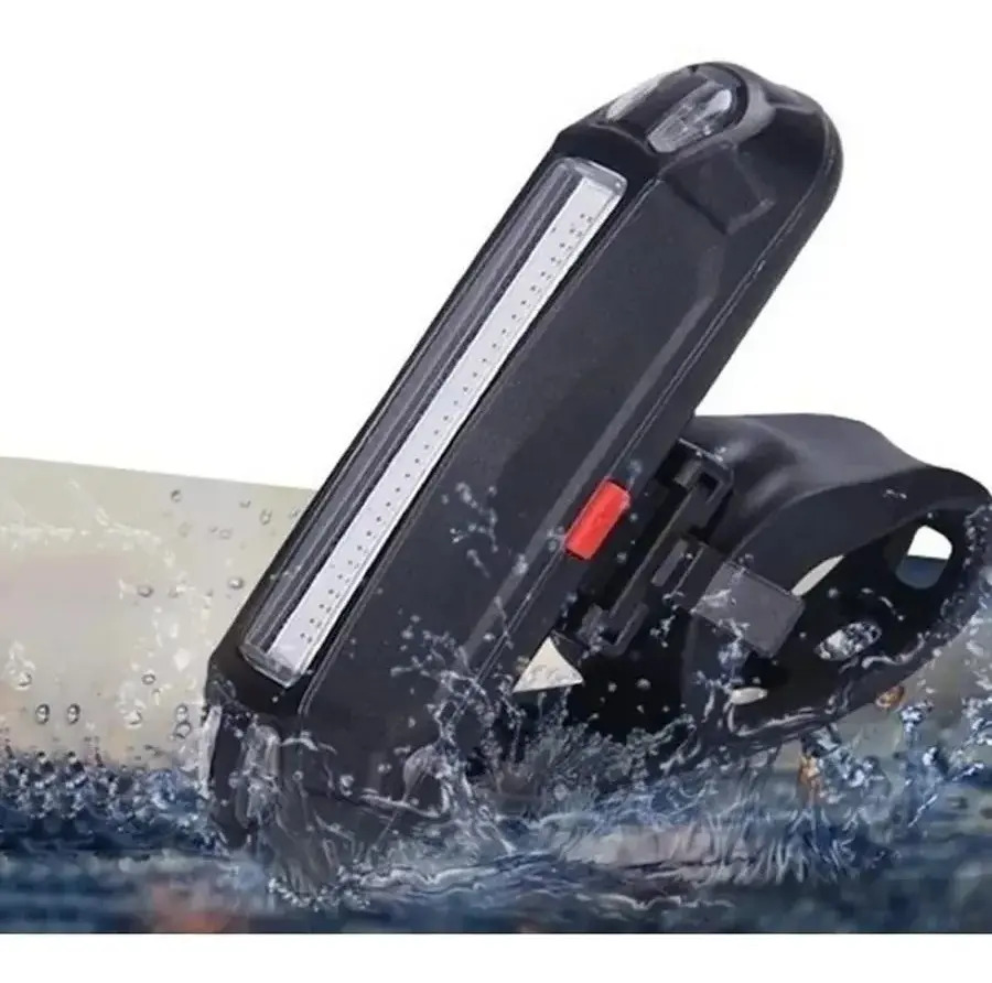 Luz Linterna Usb Bicicleta Led Blanco Impermiable   Rpm 