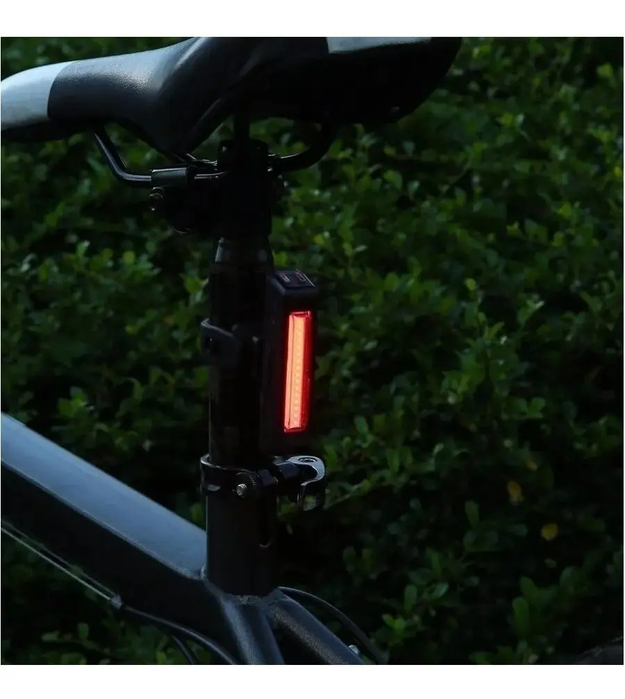 Luz Linterna Usb Bicicleta Led Blanco Impermiable   Rpm 