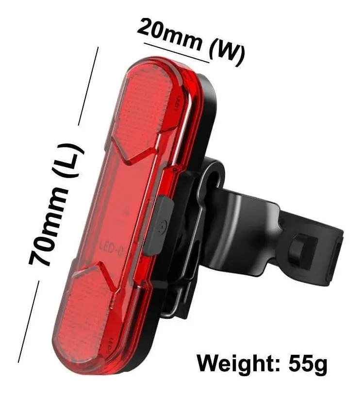 Luces Led De Advertencia Para Bicicleta, Luz Trasera Rpm 