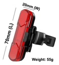 Luces Led De Advertencia Para Bicicleta, Luz Trasera Rpm 