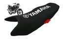 Funda Asiento Yamaha New Crypton Estampada Avs Con  Elastico Negro