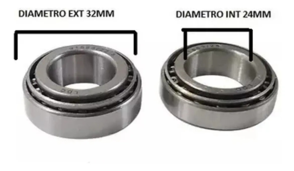 Cubetas Conjunto De Direccion Zanella Ztt 200