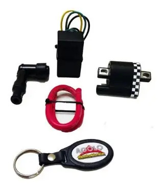Kit Potenciacion Suzuki Ax 100 Bobina De Alta Cable Capuchon