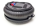 Compresor De Aire Mini Batería Portátil Mc01 Redondo 260psi Negro Monofásica
