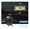 Faro Auxiliar Led Moto Auto Con Soportes 120w Cree